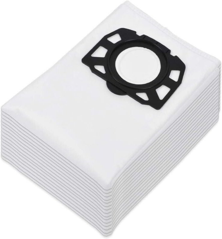 15er-Pack Ersatz-Vliesfilterbeutel für WD4 WD5 WD5 / P Staubfilterbeutel für Kärcher MV4 / MK5 / MV6 Staubsauger Kärcher...