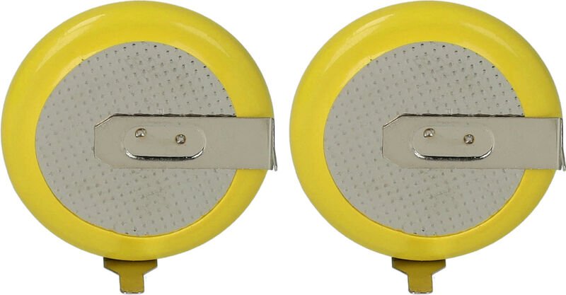 Vhbw - 2x Akku kompatibel mit bmw E81, E60, 8er E31, E52, 7er E38, E46, E39 Autoschlüssel (20 mAh, 3,6 v, Li-Ion)