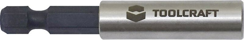 TO-6918741 Bithalter 6,3 mm (1/4') mit Magnet 60 mm 1/4' (6.3 mm) - Toolcraft