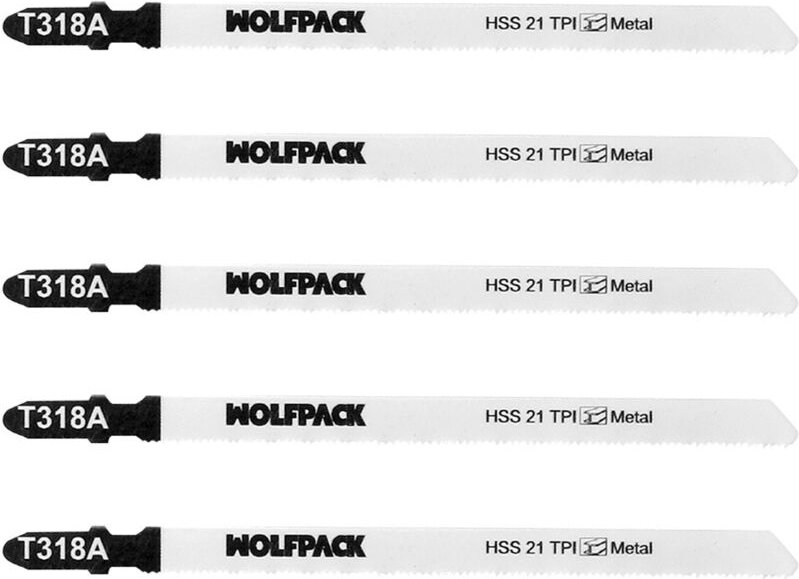 Hoja Larga Sierra Calar Metal Fino 5 Piezas hss 21 tpi