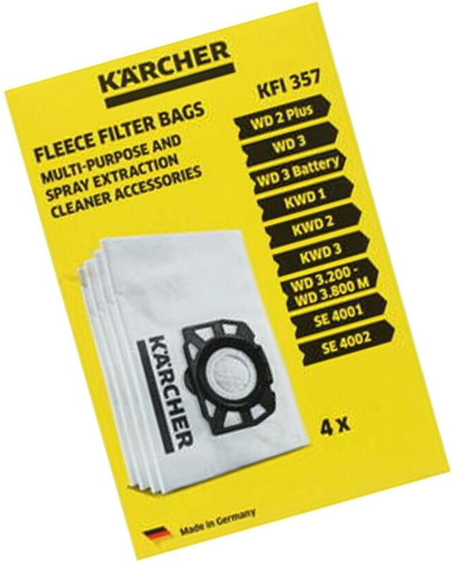 Ersatzteil - 4 Staubsack Original - - KARCHER