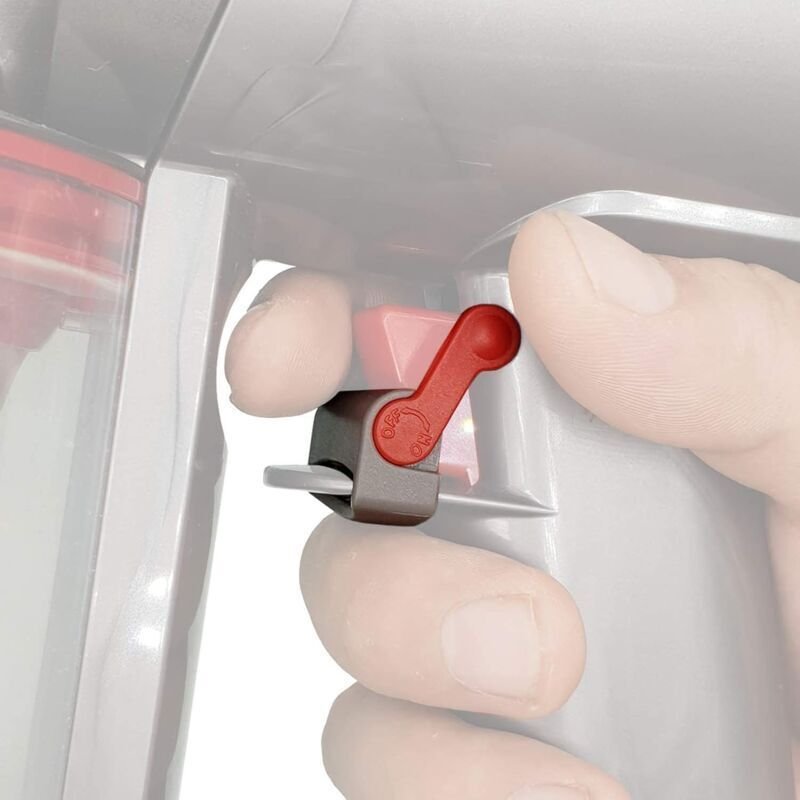 ZVD Ein-/Aus-Tasten-Steuerklemme, kompatibel mit Dyson V15 V6 V8 V7 V10 V11 Absolute/Animal/Motorhead Staubsauger, sperr...