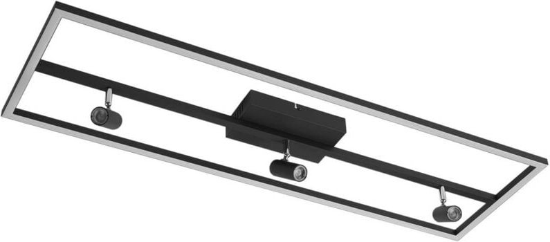 Lucande - led Deckenleuchte 'Yvor' aus Aluminium für Wohnzimmer & Esszimmer von