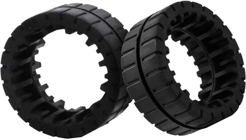 2 pizzi Pelle degli pneumatici della ruota adatta per IRobot Braava Jet M6