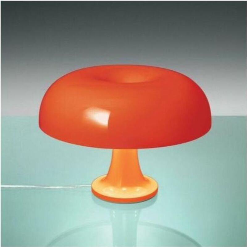 Mushroom Tischleuchte Tischleuchte aus Polycarbonat, 4 kostenlose LED-Lichtquellen, Orange
