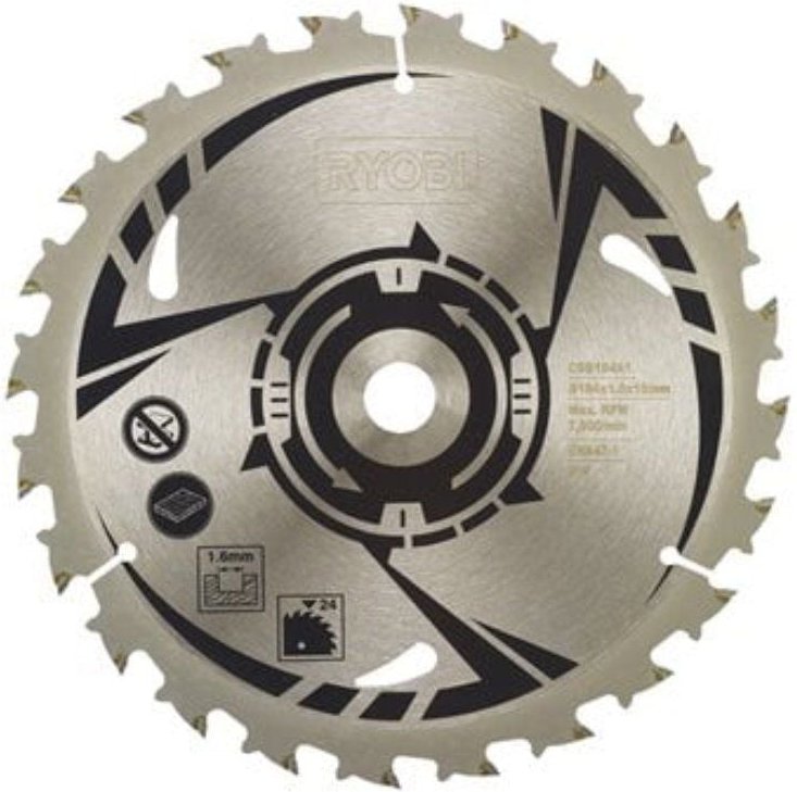 Thumbnail - Sägeblatt dede sabre Ryobi csb184a1/ 184mm/ compatiblewith r18cs7-0 one+one+