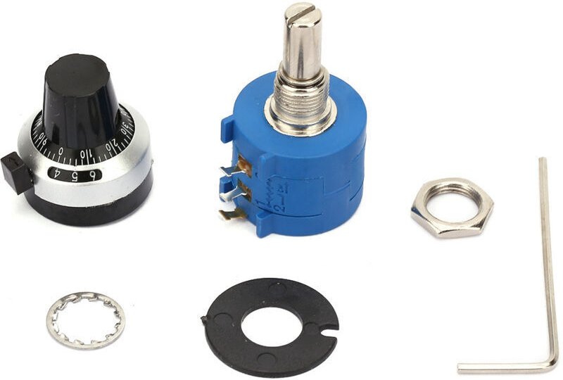 2W Hochpräzisions-Drahtpotentiometer mit Skala 3590S-2-101L 100 Ohm