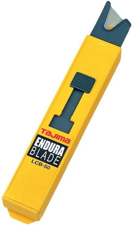 Tajima Ersatzklingen Spender mit SB-Karte, gelb, 1 Stück, geeignet für Bauholz