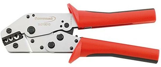 Crimpzange für unisolierte Kabelschuhe 0,5-6qmm FORMAT