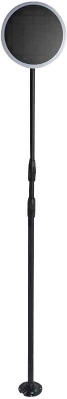 Solar led Garten Stehleuchte 8W Dämmerungssensor Weiß Schwarz Naturweiß IP65 - V-tac