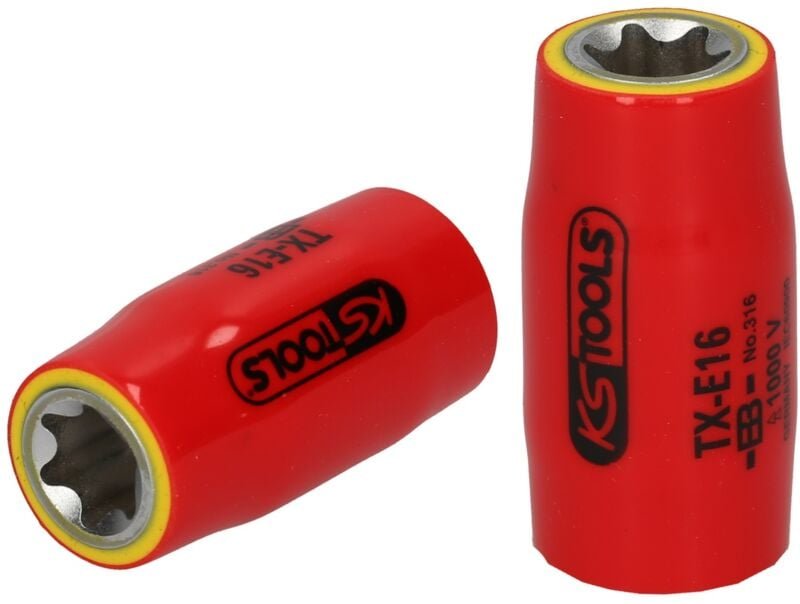 1/2' Torx-E-Stecknuss mit Schutzisolierung, E14