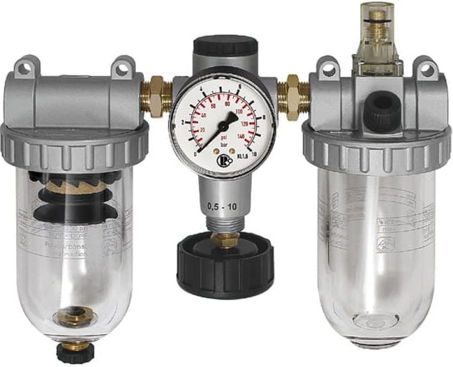 Wartungseinheit 3-tlg. »Standard«, mit PC-Behälter, bg 1, g 3/8 - Riegler