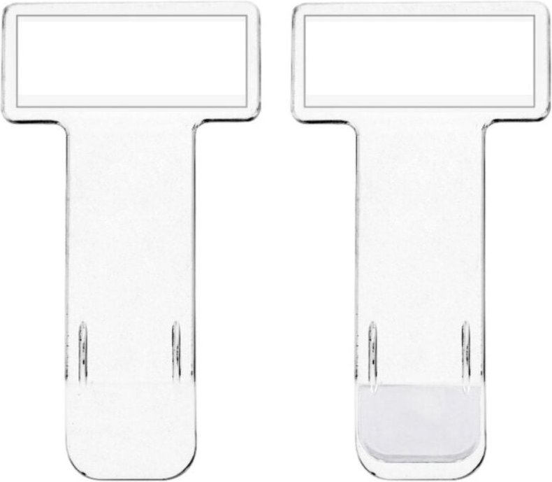 Sollbry - 5Pcs Auto Parkplatz Ticket Clip Aufkleber Windschutzscheibe Ticket Halter Karte Halter Bill Organizer Automoti...