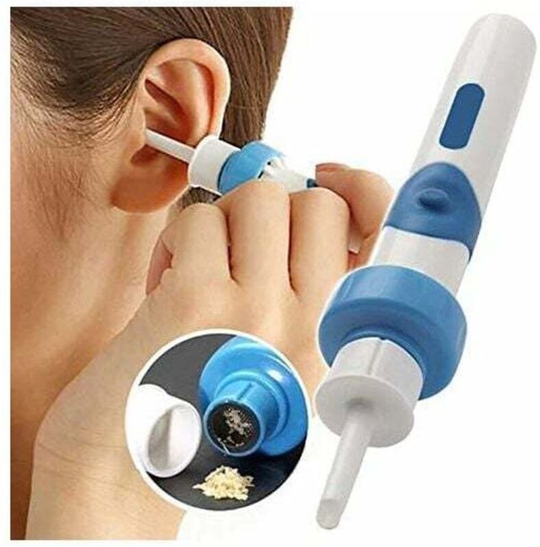 Automatischer Ohrenreiniger, elektrisches Vakuum-Ohrenschmalz-Sauggerät, Ohrstöpsel-Reinigungswerkzeug-Set für Erwachsen...