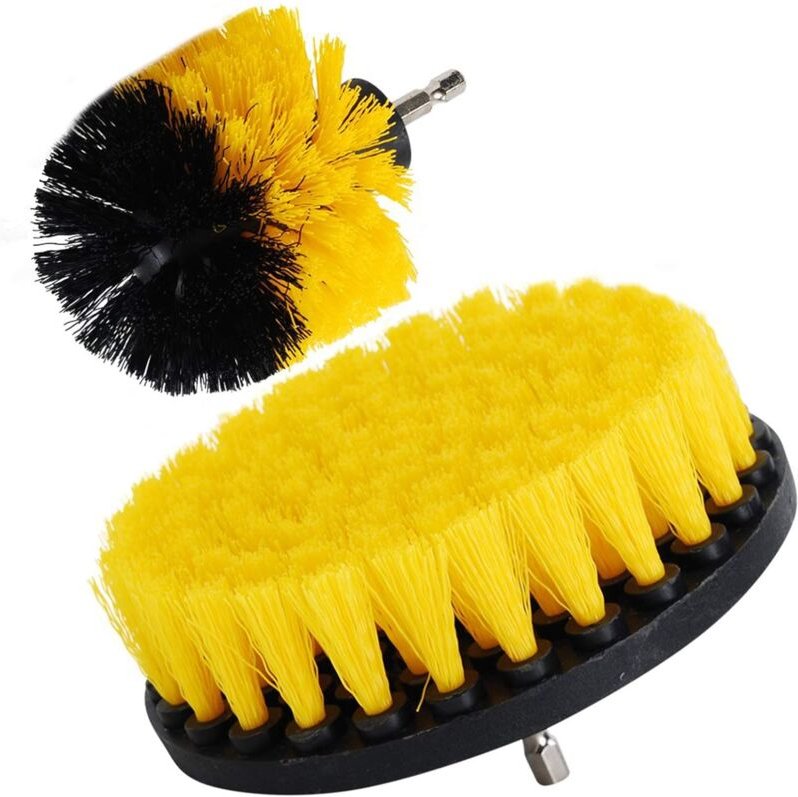 Reinigungsset 3 Zoll + 5 Zoll Medium Heavy Duty Power Scrubbing Reinigungsbohrbürste Reinigungsset für Badezimmeroberflä...
