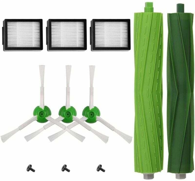 Ersatzteilset kompatibel mit iRobot Roomba i7, i7+, i7 Plus und E5, E6 und E7 Staubsaugerrobotern – 11-teilig