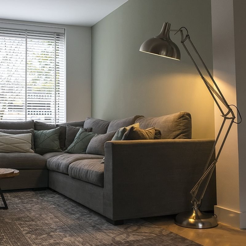 Design Stehleuchte Stahl Verstellbar - Hobby
