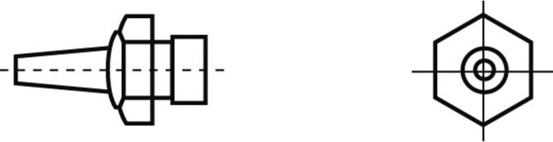 Thumbnail - Weller R04 Heißluftdüse Heißluftdüsen Spitzen-Größe 1.2 mm Inhalt 1 St.