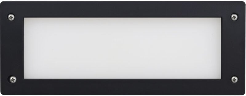 Dopo - Einbauleuchte Wand Devon Rechteck m Ip66 Gx53 Led T2 2x3w 380lm/395lm/415lm Cri80 3000k/4000k/6500k Schwarz