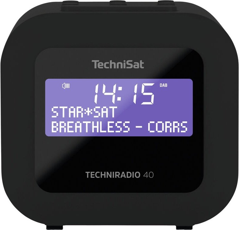 Techniradio 40 Taschenradio dab+, ukw Weckfunktion, Inkl. Lautsprecherbox Schwarz - Technisat