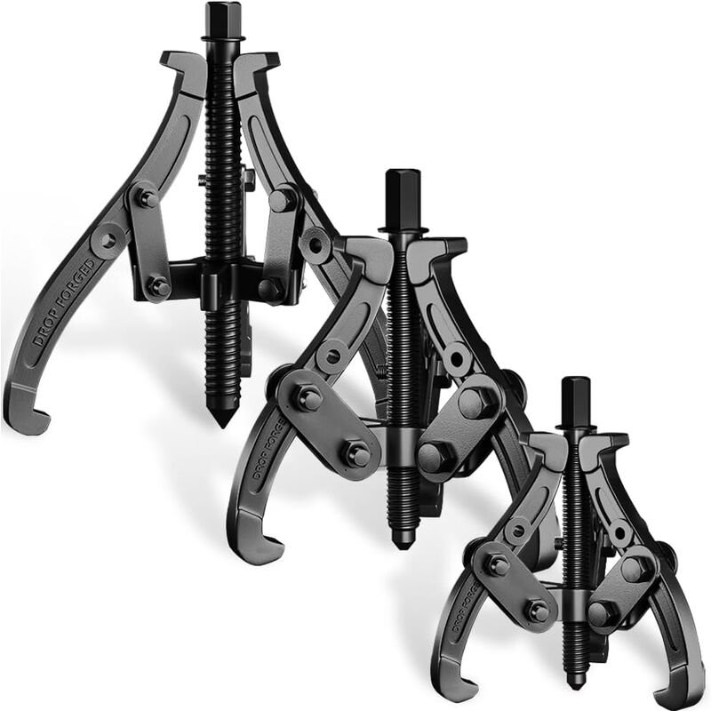 3-TLG Lagerabzieher 75/100/150mm mit 3-armig Für Kugellager Zwei- oder DREI Backenabzieher Einstellbare Außen- Innenabzi...