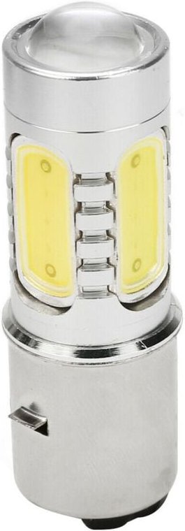 Tlily - Motorradscheinwerfer 12V H6 BA20D 4 cob led WeißE Lampenleuchte Geeignet für Moped atv Scheinwerfer