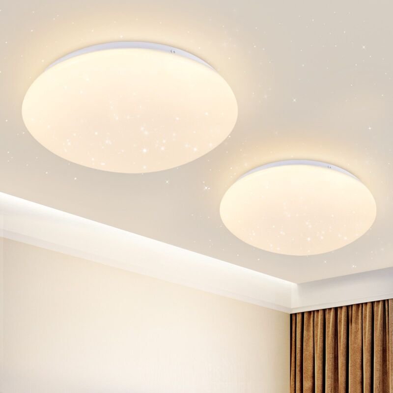 2ER Deckenlampe led Deckenleuchte Schlafzimmer - Küchenlampe 5W 3000K Schlafzimmerlampe Ø16.5CM Deckenbeleuchtung Rund W...