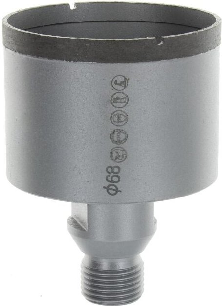 Btec - Diamant Fliesen Nassbohrkrone Premium G1/2 außen Aufnahme 68 mm