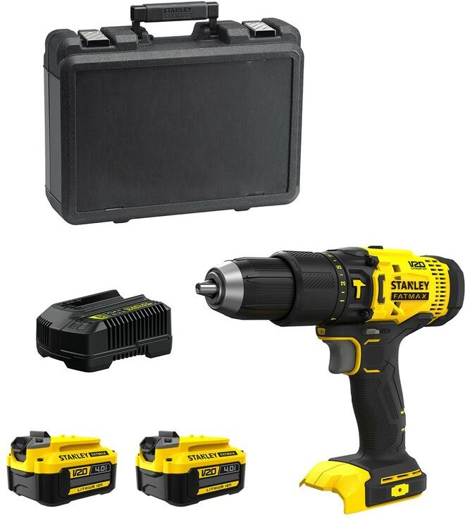 Stanley - Schlagbohrschrauber FatMax SFMCD711M2K (2 x 4,0 Ah + Ladegerät + Koffer)