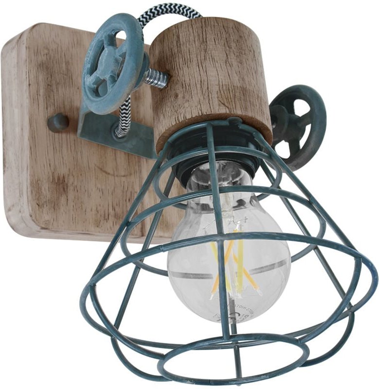 Anne Lighting - spot - Guersey - grau - holz metall -