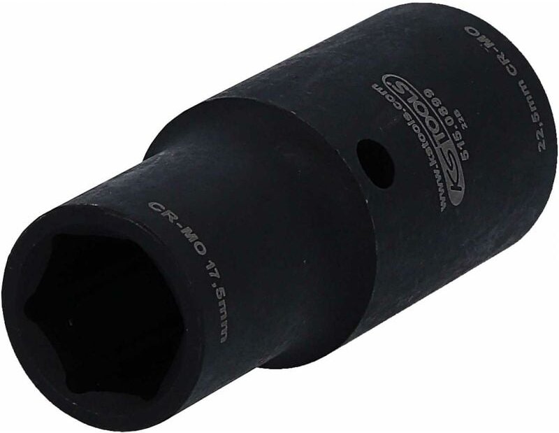 Kstools - ks Tools 1/2 Spezial-Alu-Felgen 2 in 1 Kraft-Stecknuss, 17,5 / 22,5 mm