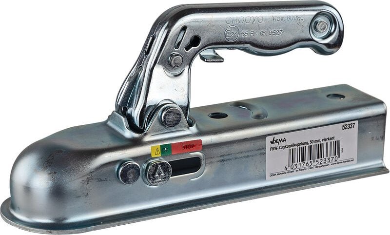 Pkw Zugkugelkupplung 50 mm vierkant