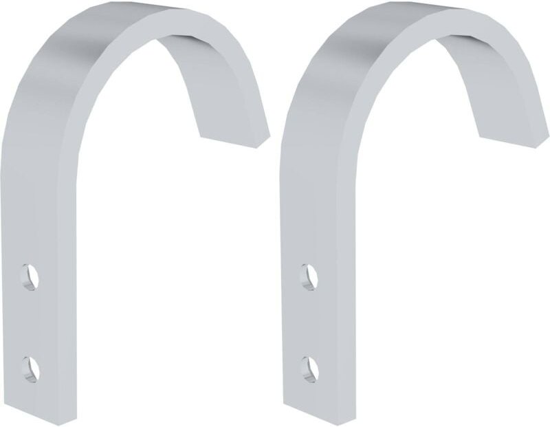 Günzburger Steigtechnik 2x Haken für Stufen- und Sprossenleitern für Führungsschiene bis ø 80 mm - 019187