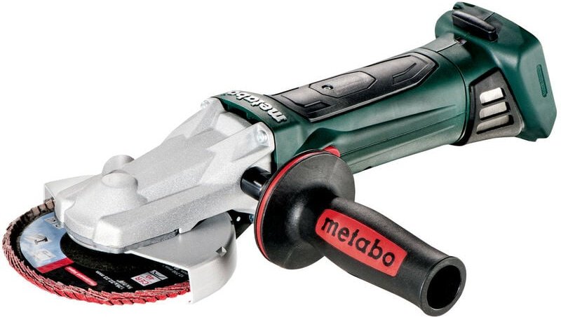 Metabo Akku-Flachkopf-Winkelschleifer WF 18 LTX 125 Quick (601306840), metaBOX 165 L