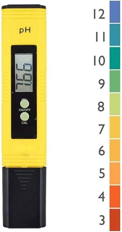 Thumbnail - Professioneller pH-Tester mit automatischer Kalibrierungsfunktion und 0,00-14,00 Wassermessbereich, tragbarer Messbereic...