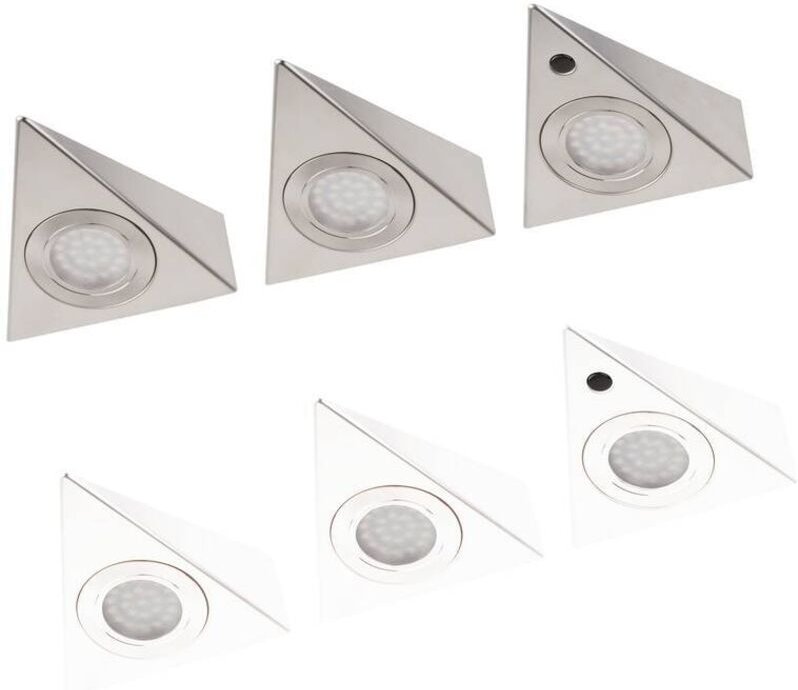 Muller Licht - müller-licht LED-Unterbauleuchte, Trios Sensor, 8W, 3000K, 3 Stk