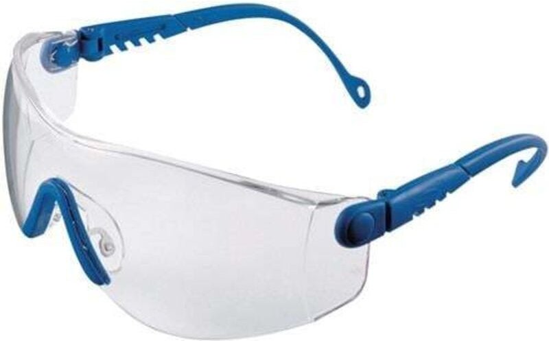 Schutzbrille Op-Tema EN 166-1FT Bügel blau,Scheibe klar PC HONEYWELL