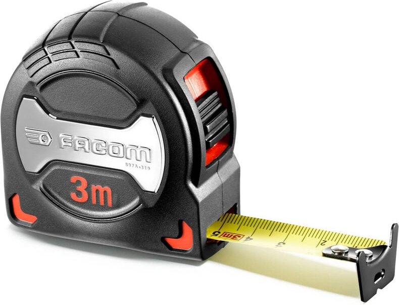 Maßband Premium grip Facom 3m x 19mm - 897A.319PB