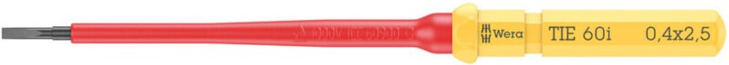 Thumbnail - Kraftform Kompakt vde 60 i 0,4 x 2,5 x 157 mm tie Elektriker Schlitz Wechselklinge 2.5 mm - Wera