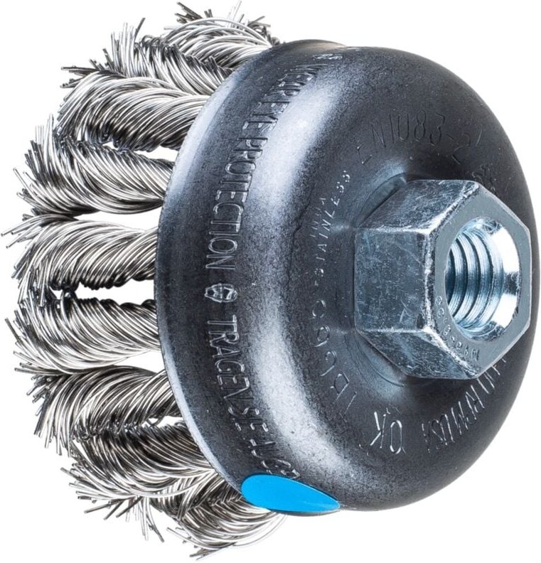 PFERD TOOLS COMBITWIST Topfbürste gezopft TBG Ø 65 mm M14 Edelstahl-Draht-Ø 0,50mm Winkelschleifer
