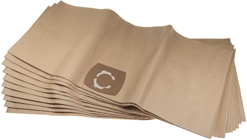 10x Staubbeutel kompatibel mit Nilfisk wap Alto st 35 e, 20, 25 Staubsauger - 33,1cm x 77,7cm beige - Vhbw