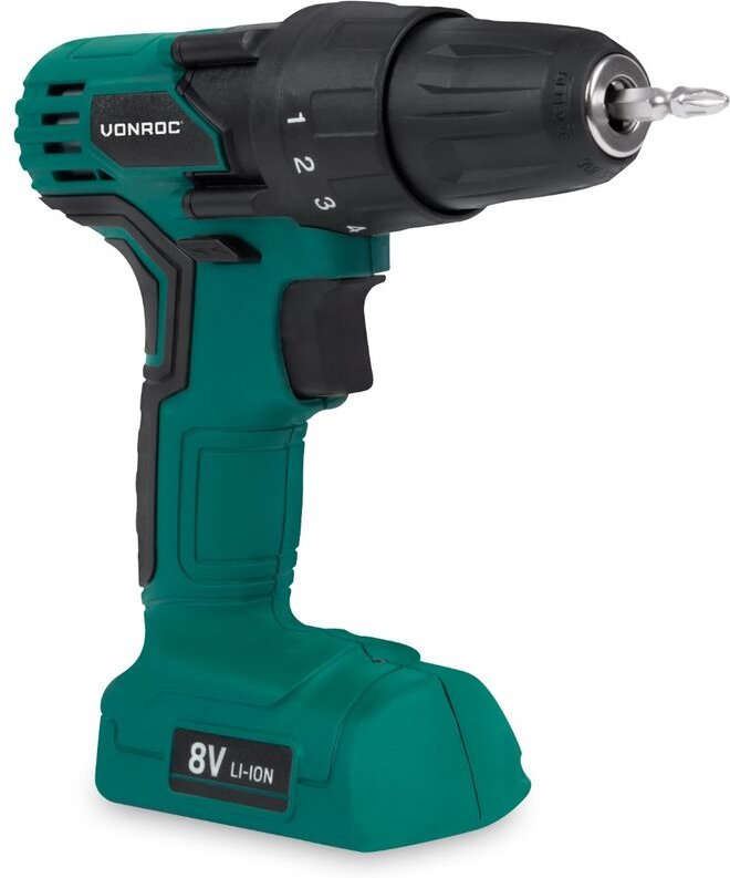 Akkubohrmaschine 8V Inkl. Ladegerät & 50mm Doppelschraubenbit