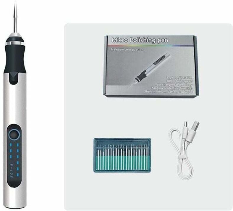 Elektrischer Gravierstift, Gravierschnitzwerkzeug, Mini-DIY-Gravierwerkzeug, Für Heimwerkerbedarf, Schreibwaren, Schule,...