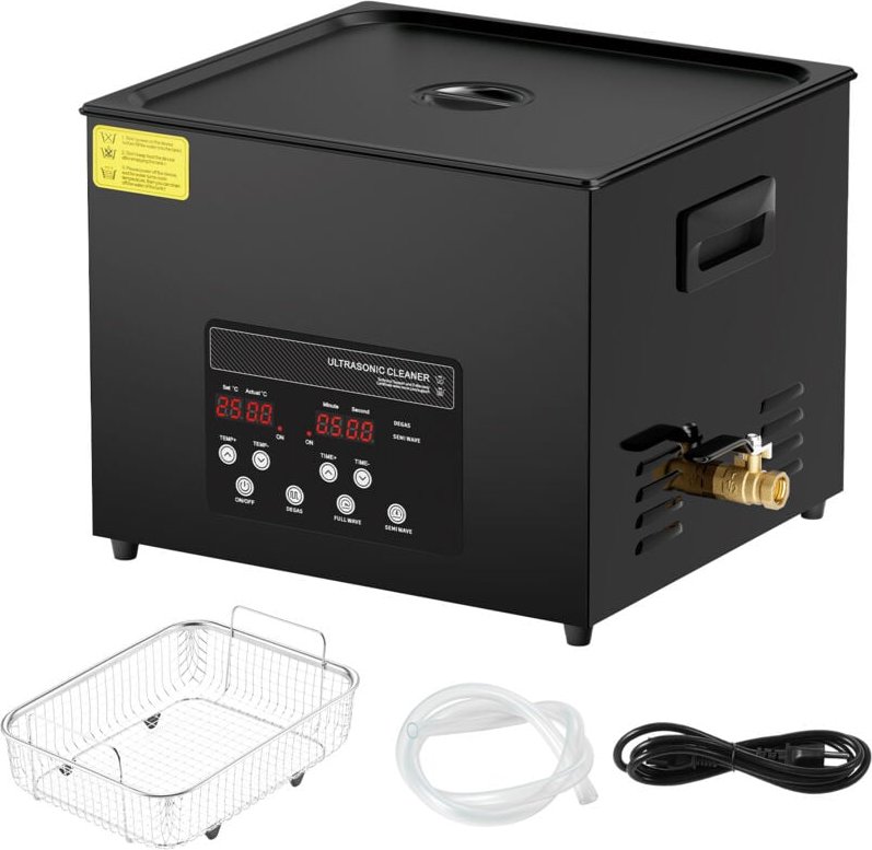 15L Ultraschall reiniger-360W Digital, 40kHz. Mit sanftem Modus, verbesserter Entgasung, Heizung & Timer. - Mophorn