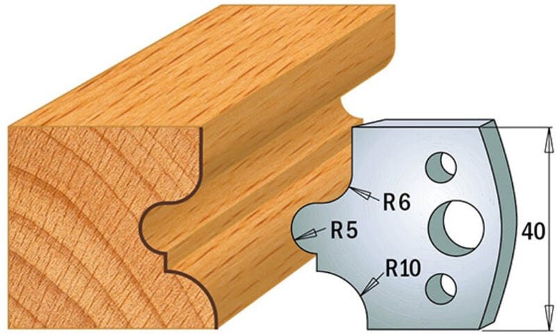 691.012 PAAR BEGRENZER 40x4mm