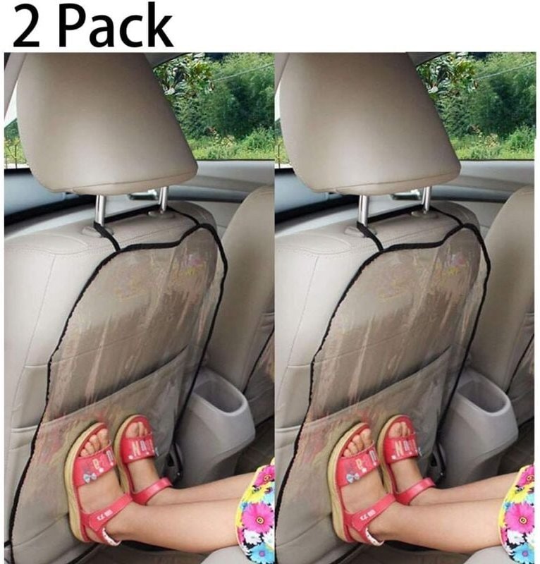 2 Stück Auto-Sitzbezug, Auto-Autositzbezug, Schutz für Kinder, Schlammmatte, sauberer Schutz, Trittmatte, Staubschutz hi...