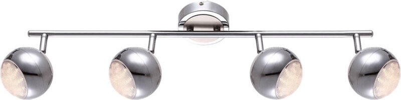 Thumbnail - Globo Lighting - led Decken Spot Lampe Wohn Ess Zimmer Balken Leuchte Chrom Strahler verstellbar