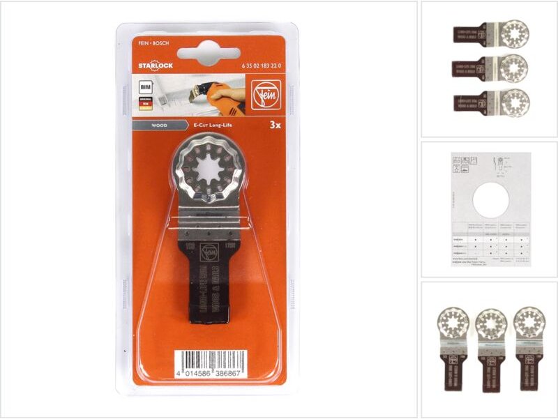 Thumbnail - 3x E-Cut Long-Life Sägeblatt Starlock 20 mm - 63502183220 - Fein