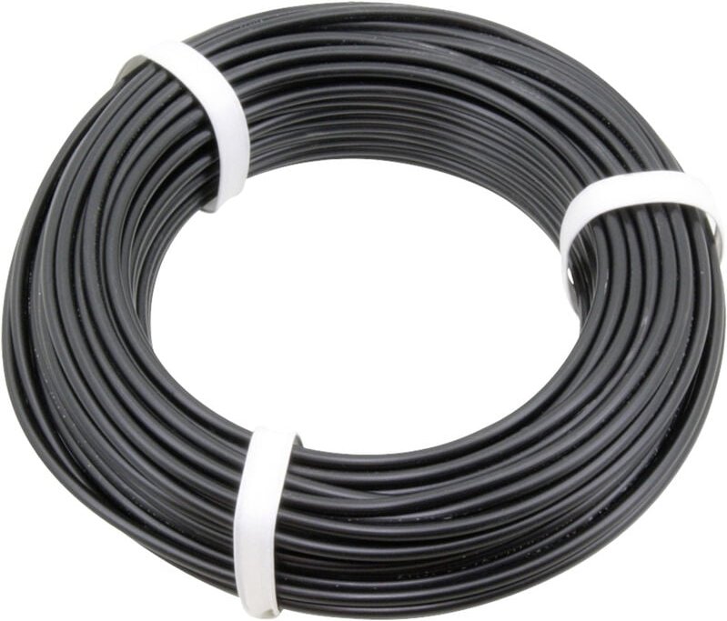 Donau Elektronik - 2501 Messkabel 25 m Schwarz 1 St.