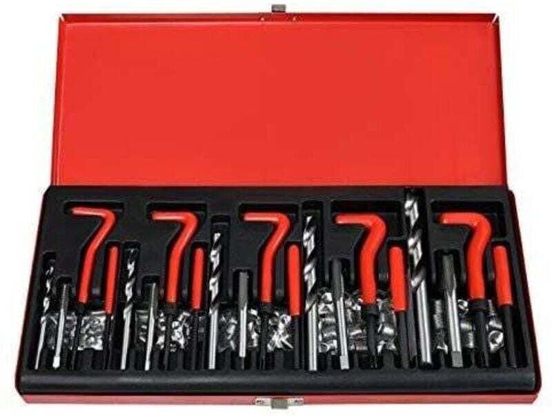 Reparatur-Gewindebohrer-Set, Gewindeschneidbuchsen und -einsätze M5 M6 M8 M10 M12. Gewindeschneidbuchsen und -einsätze.
